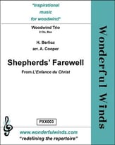 Shepherds' Farewell Trio for 2 Bb Clarinets and Bassoon cover